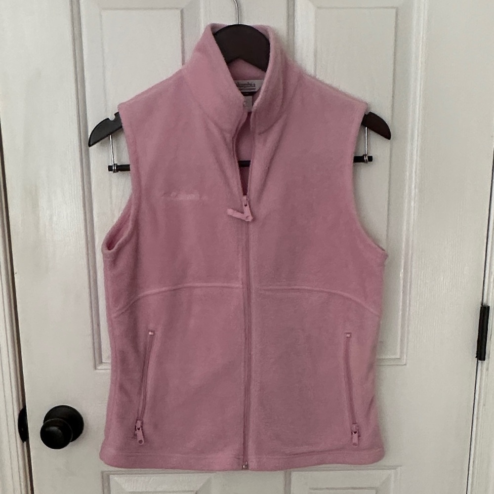 Columbia Pink Fleece Vest for Cozy Layering